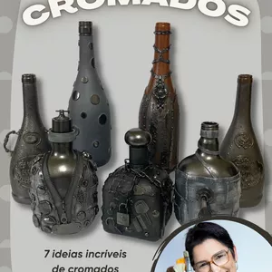 Imagem de capa para o Ebook eBook Passo-a-Passo da Fórmula dos Cromados - 7 Garrafas