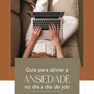 Imagem de capa para o Ebook Ebook - Guia prático para aliviar a ansiedade
