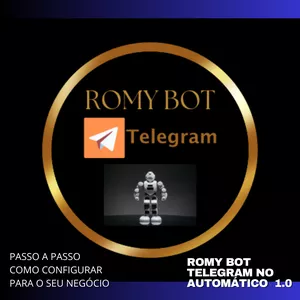 Imagem de capa para o Curso online ROMY BOT DO TELEGRAM NO AUTOMÁTICO