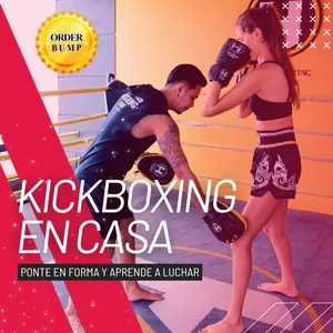 Imagen de portada para Ebook Kickboxing en casa ponte en forma y aprende a luchar 
