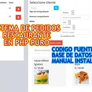 Imagen de portada para Curso online sistema de restaurante pos web en php puro