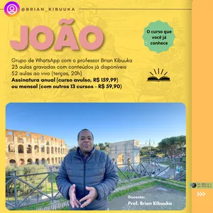 Imagem de capa para o Curso online João