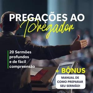 Imagem de capa para o Ebook Sermonário cristão - Comece hoje a pregar sermões profundos e simples. 