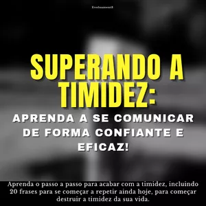 Imagem de capa para o Ebook Superando a timidez