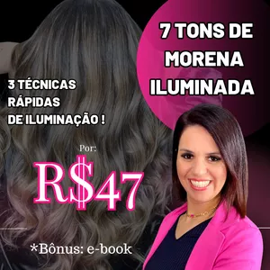 Imagem de capa para o Curso online 7 tons de morena iluminada