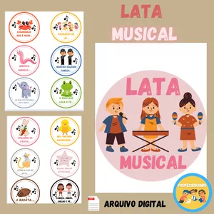 Imagem de capa para o Ebook Lata musical 