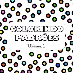 Imagem de capa para o Ebook Colorindo Padrões - Volume 1