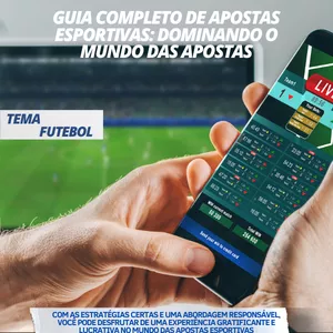Imagem de capa para o Ebook Guia Completo de Apostas Esportivas: Dominando o Mundo das Apostas