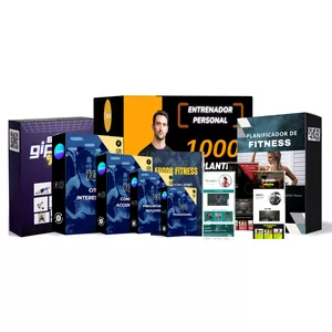 Imagen de portada para Ebook 1000 plantillas de entrenador personal