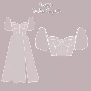Imagen de portada para Ebook MOLDES BUSTIER COQUETTE - VESTIDO CON ABERTURA