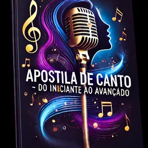 Imagem de capa para o Ebook Apostila de Canto- Do Iniciante ao Avançado 