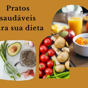 Imagem de capa para o Ebook Pratos saudáveis para sua dieta. Emagreça em até 30 dias 