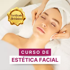 Curso Curso de Estética Facial com Certificação Britânica
