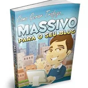 Imagem de capa para o Ebook Como Gerar Trafego Massivo Para Seu Blog