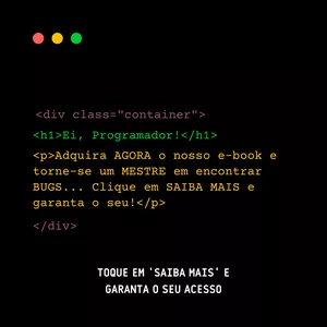 Imagem de capa para o Ebook tecnologia