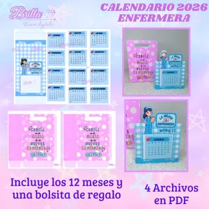 Imagen de portada para Ebook CALENDARIO 2026 - ENFERMERA