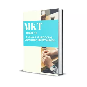 Imagem de capa para o Ebook 70 Dicas de Negócios com Baixo Investimento