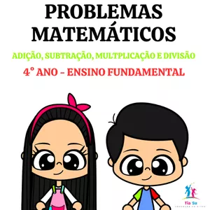 Imagem de capa para o Ebook ATIVIDADES MATEMÁTICA - SOMA E SUBTRAÇÃO - 4º ANO