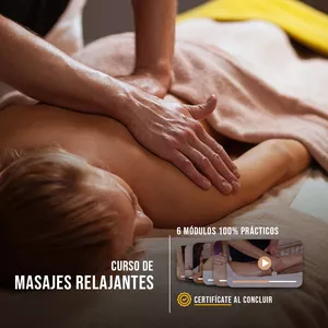 Imagen de portada para Curso online Curso de Masajes Relajantes