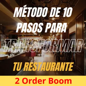 Imagen de portada para Curso online Método - 10 pasos para Transformar tu restaurante.