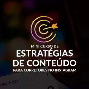 Imagem de capa para o Curso online Mini-Curso - Estratégias de Conteúdo para Corretores de Seguro no Instagram