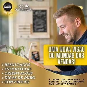 Imagem de capa para o Ebook UMA NOVA VISÃO DO MUNDO DAS VENDAS ! Você vai se surpreender com seus resultados.