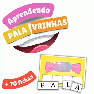Imagem de capa para o Ebook APRENDENDO AS PALAVRINHAS