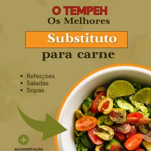 Imagem de capa para o Ebook Os Melhores substitutos para carne