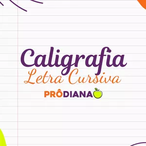 APOSTILA LETRA CURSIVA | Caligrafia por Diana Lima