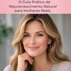 Imagem de capa para o Ebook "Beleza Sem Tempo: O Guia Prático de Rejuvenescimento Natural para Mulheres Reais"