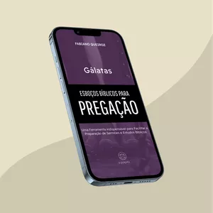 Imagem de capa para o Ebook Esboços Bíblicos Para Pregação - Galátas