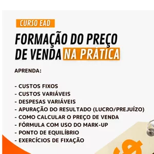 Imagem do curso Curso Formação do Preço de Venda na Prática - EAD