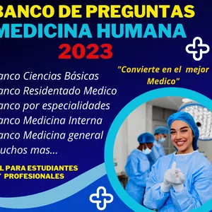 Imagen de portada para Curso online BANCO PREGUNTAS MEDICINA HUMANA
