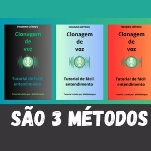 Imagem de capa para o Ebook CLONAGEM DE VOZ - 3 em 1