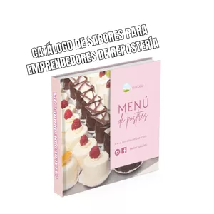 Imagen de portada para Ebook Catálogo de Sabores para emprendedores de Repostería