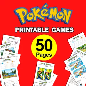 Cover image for Ebook Printable Pokemon Games
