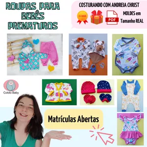Imagem de capa para o Curso online Roupas para Bebês Prematuros 