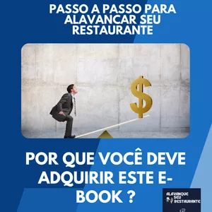 Imagem de capa para o Ebook PASSO A PASSO PARA ALAVANCAR SEU RESTAURANTE 