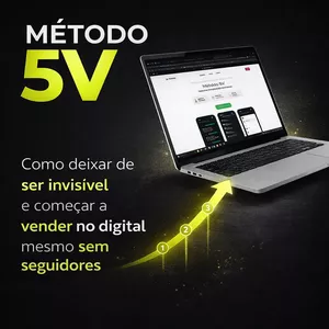 Imagem do curso Método 5V: Como deixar de ser invisível e começar a vender no digital mesmo sem seguidores
