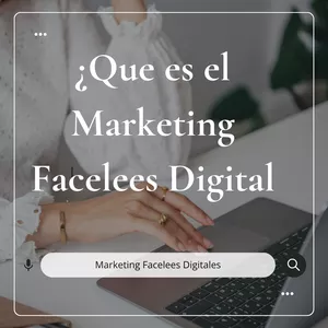 Imagen de portada para Curso online ¿Que es el Marketing Faceless Digital?
