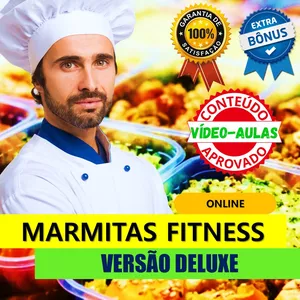 Imagem de capa para o Ebook CURSO DE MARMITAS FITNESS SAUDÁVEIS - MARMITARIA FIT: VERSÃO DELUXE ONLINE