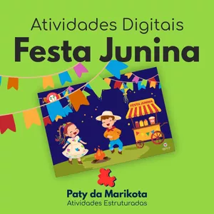 Imagem de capa para o Ebook Atividade Estruturada da Marikota - Atividades Juninas