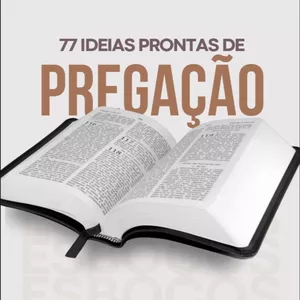Imagem de capa para o Curso online 77 ideias de pregações 
