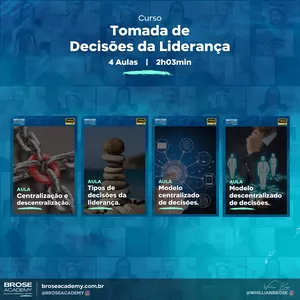 Imagem de capa para o Curso online (#C18) Curso de Liderança: Tomada de Decisões da Liderança