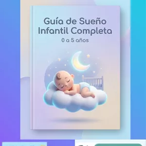 Imagen de portada para Ebook 🌙Guía de Sueño Infantil Completa – 0 a 5 años