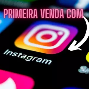 Imagem de capa para o Ebook Primeira Venda com Instagram.