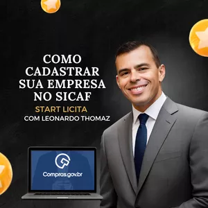 Imagem de capa para o Curso online DOCUMENTOS EDITAVEIS E BÔNUS: COMO CADASTRAR SUA EMPRESA NO SICAF