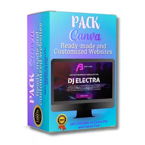 Cover image for Ebook Pack Editable Websites in Canva