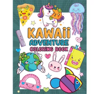 Cover image for Ebook KAWAI COLORING BOOK