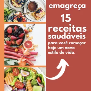 Imagem de capa para o Ebook Desafio emagrecer de forma saudável 